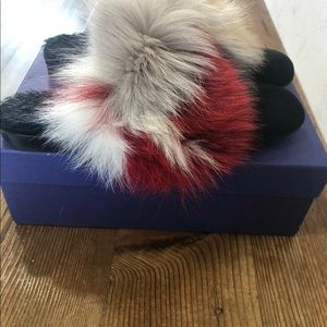 Stuart Weitzman Furgetit Loafer Mule Shoes Slides